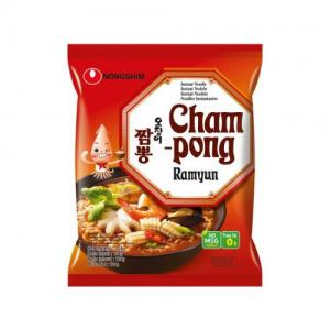 Nongshim Cham Pong Instant Noodles-124g<b style='color: red'>(Buy1Gift1)</b>